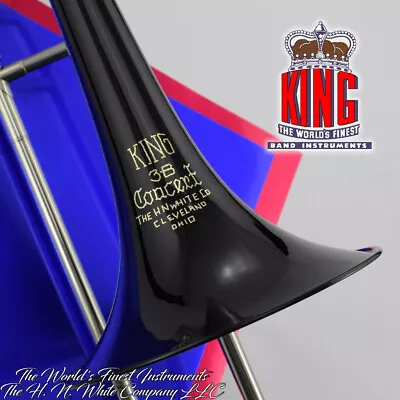 Vintage King H. N. White 3B Concert Trombone Black Lacquer • $3099