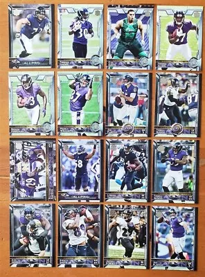 2015 Topps 60th Anniversary Stamp Baltimore Ravens Team Set Marshal Yanda Rookie • $16.99