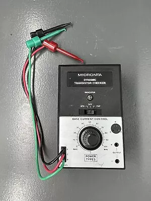 Radio Shack Micronta 22-025 Dynamic Transistor Checker NPN PNP - Untested • $15