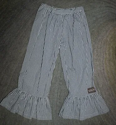 Matilda Jane (It's A Wonderful Parade) Picnic Ruffles Gingham Pants -Size 8- EUC • $14.99