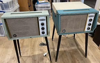 £750 • Buy DANSETTE HiFi Record Player With Very Rare Extension Speaker & Paperwork 1960s .