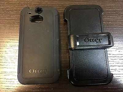 Otterbox HTC One M8 Black Commuter Series Case Smart Phone Protection Cover • $2.99