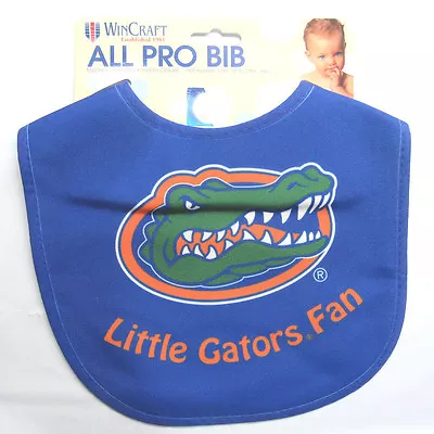 NCAA FLORIDA GATORS INFANT ALL PRO BABY BIB ALL BLUE By WinCraft • $13.99