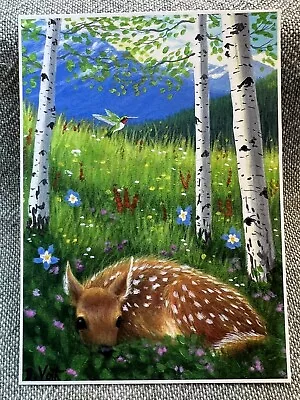 ACEO  LTD EDITION PRINT Bridget Voth “Spring In The High Country” COA Signed • $10