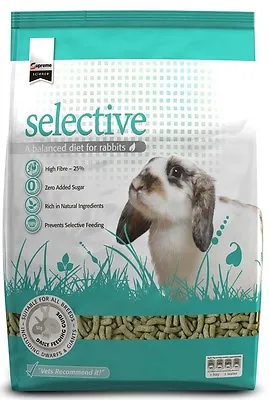 Supreme Science Selective Premium Adult Rabbit Food Feed 10kg Bag Pellet Nugget • £29.99