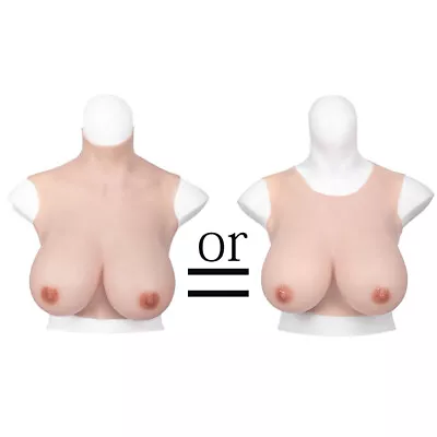 Silicone Breastplates Breast Forms Fakeboobs C D E G Cup Crossdresser Drag Queen • $100.61