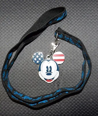 Disney Mickey Mouse Stars & Stripes Lanyard Medal - Pin Trading Co • $9