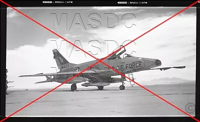 R11 ORIGINAL B&W 616 Aircraft Negative - F-100D Super Sabre 56-3170 Nellis 1950s • $8.99