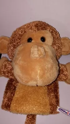 Rare Vintage 10  Mary Meyer  Hand Puppet Plush Monkey  Movable Mouth • $11.95