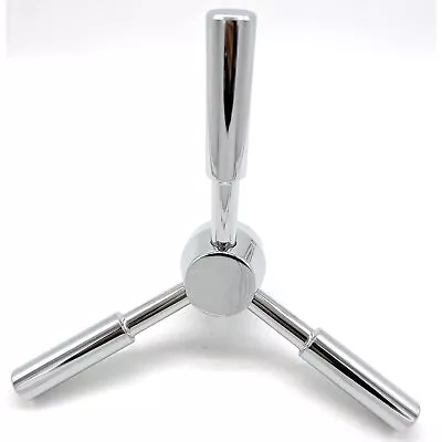 Chrome 3 Spoke Safe Handle For Gun Safe Deposit Safe And Vault Doors • $73.54