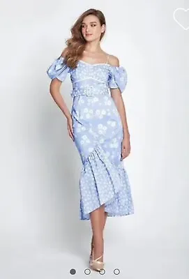 Alice McCALL IZABELLA MIDI DRESS Rrp  $345 AU Size 14/US 10/EU 42 Floral Print • $285