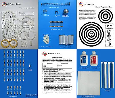 1978 Bally Mata Hari Pinball Deluxe Tune-up Kit - Includes Rubber Ring Kit! • $56.45