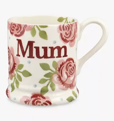 £22.95 • Buy Emma Bridgewater Pottery - Pink Roses Mum 1/2 Pint Mug - Mother New First