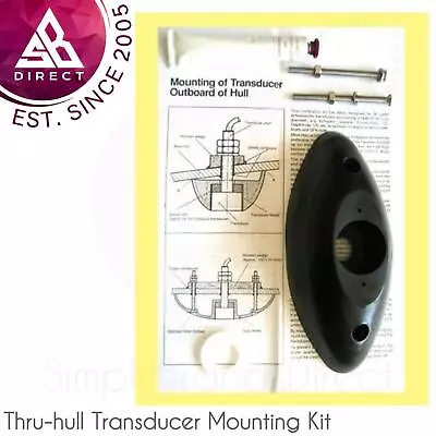 NASA Marine Thru Hul Transducer Mounting Kit│For Mounting Depth Transducer│THTMK • £30.04