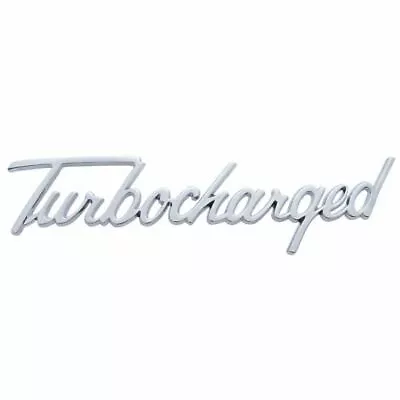 Ford Chevy Pickup Truck Custom Turbocharged Script Emblem Rat Rod Dodge Olds • $18.06