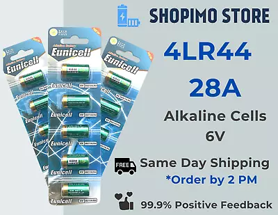 4LR44 Batteries 476A PX28 4G13 28A L1325 A544 6v Battery Eunicell Zero Mercury • £2.49