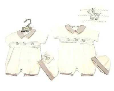 Premature Baby Romper Suit Set Zebra Clothes Gift 3-5-8lb White Grey Unisex • £12.75