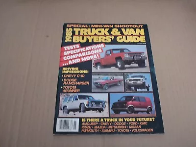 1985 Motor Trend Truck & Van Buyers' Guide • $9.95