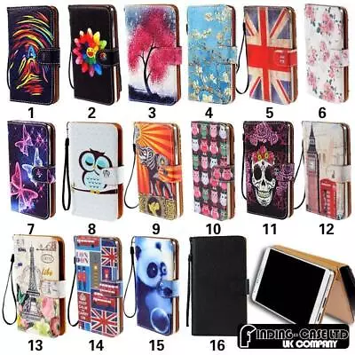 For Samsung Galaxy S S2 S3 S4 S5 Leather Smart Stand Wallet Case Cover • £1.34