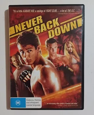 Never Back Down (DVD 2008) GC Region 4 Amber Heard MMA Free Postage  • $6.95