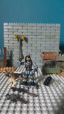 Mega Bloks Call Of Duty Ghost Figure. Custom Built SWAT/SF Dog Handler. • £22