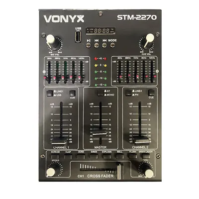£101.99 • Buy Vonyx 172.982 Bluetooth DJ Mixer With 4 Channels & USB