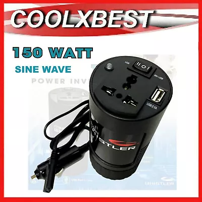 NEW 150W DC AC POWER INVERTER CAN SIZE 12V To 230V 240V USB CAR CARAVAN CAMPING • $24.82