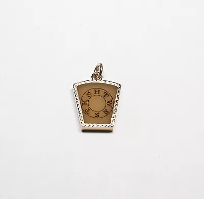 Estate Antique 10k Yellow Gold Masonic Watch Fob Charm W/Agate Stone - Not Scrap • $0.99