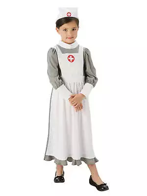 Girls WW1 Nurse Wartime World Book Week School Play Fancy Dress Kids Costume • £13.18