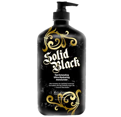 Millennium SOLID BLACK TAN EXTENDING MOISTURIZER Millennium Tanning - 18.25 Oz • $22.95