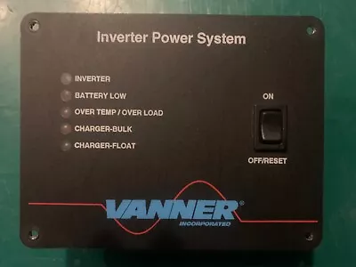 Vanner Inverter Remote Control D08514 • $100