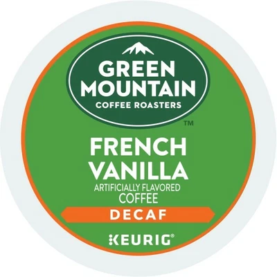 $15.99 • Buy Green Mountain Coffee French Vanilla Decaf K-Cup Pods, Light Roast, 24 Count