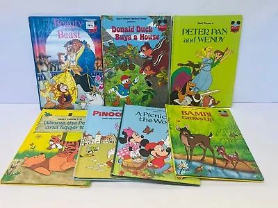 Vintage Disney Wonderful World Of Reading Children's Books Set Of 7 (E) BIN 99 • $19.95