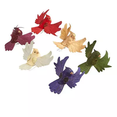 $28.97 • Buy Factory Direct Craft Flying Mushroom Cardinal Birds | With Attached Wires