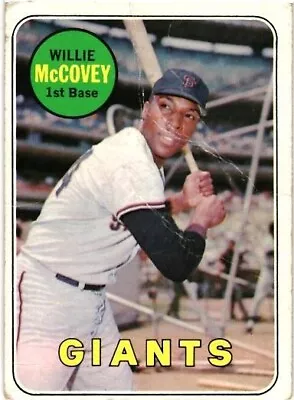 1969 - Topps # 440 - WILLIE McCOVEY - SAN FRANCISCO GIANTS - G/VG - CREASE • $4.49