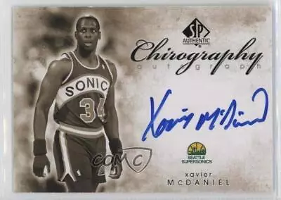 2008-09 SP Authentic Chirography Xavier McDaniel #C-XM Auto • $23.25