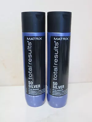 Matrix Total Results So Silver Color Obsessed Conditioner 10.1 Oz Lot Of 2 • $37