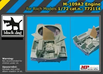 Blackdog Models 1/72 M109A-2 HOWITZER ENGINE Resin Detail Set • $23.99