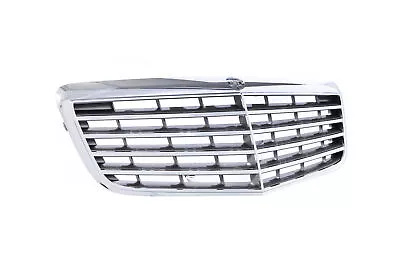 Chrome Front Grille W/ Insert Fit Benz W211 E Class 07-09 E320 E350 E550 E63 • $55.26