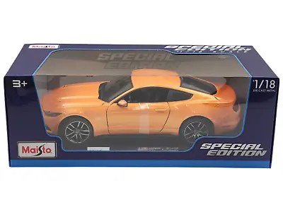 Maisto Special Edition 1:18 Scale 2015 Ford Mustang GT Diecast Model | Orange • $27.99