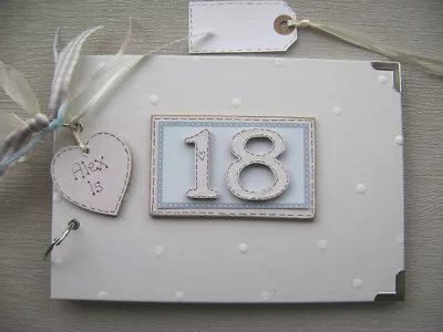 PERSONALISED 18TH Birthday .A5  SIZE... PHOTO ALBUM/SCRAPBOOK/MEMORY BOOK. • £13.99