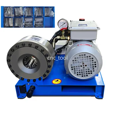 2.2KW Electric Hydraulic Hose Crimping Machine Hose Pipe Crimper With 9 Set Dies • $1328.10