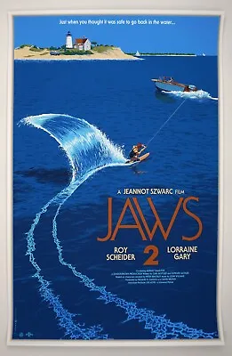  Jaws 2  Limited Edition Poster / Laurent Durieux / Mondo-Con 2017 Exclusive • $479
