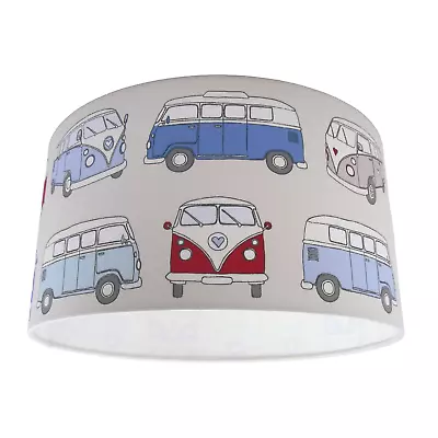 Lampshade Handmade In UK - Fryetts VW Campervan Fabric • £34.99