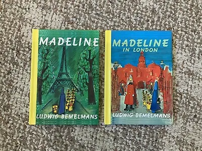 Lot Of 2 Madeline Madeline In London By Ludwig Bemelmans (hardcovers) • $7