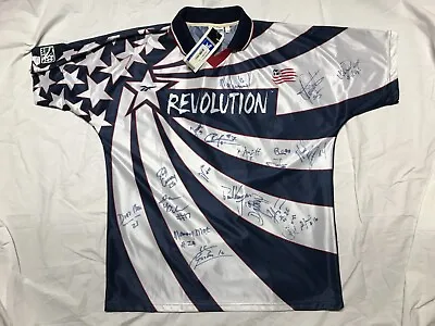 MLS Vintage 1997 New England Revolution Autographed Jersey Kit Walter Zenga NWT! • $174.99