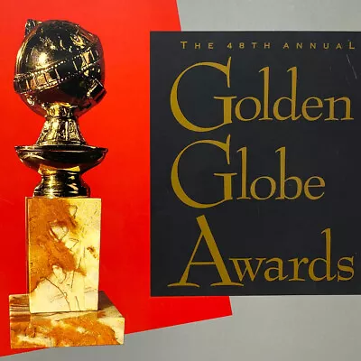 $43.75 • Buy Vtg 1991 Golden Globe Awards Program Steve Guttenberg Dana Delany Nell Carter