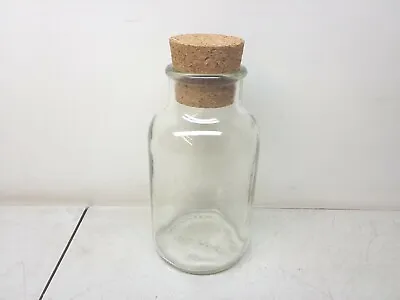 Vintage Olde Thompson Clear Glass Bottle With Cork Plug Since 1944 No 10 Storage • $19.49