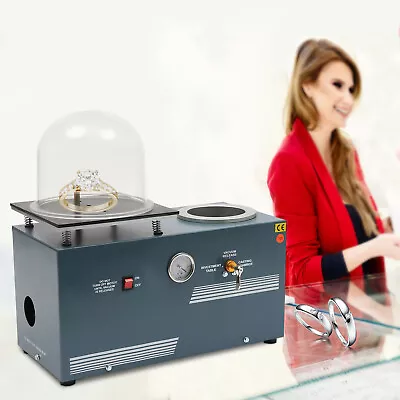 $639 • Buy 2L Jewelry Cast Vacuum Investing Casting 5CFM Investment Machine 2L Air Pump