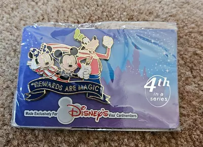 Disney Pin - Rewards Are Magic - 4th In Series For Visa Card Holders New Sealed • $4.50